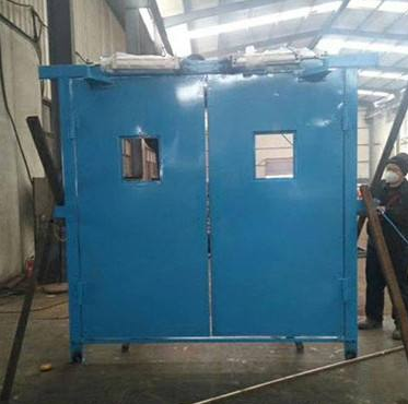 氣動閉鎖無壓風門