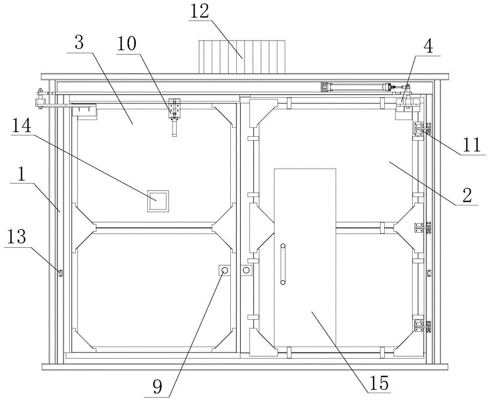 聚氨酯纖維復合材料礦用無壓風門