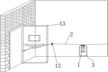 墜砣式風(fēng)門閉鎖裝置