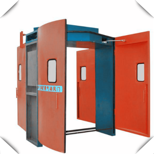 礦用自動連鎖風門